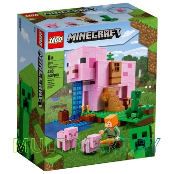 Конструктор LEGO Minecraft 21170 Дом-свинья